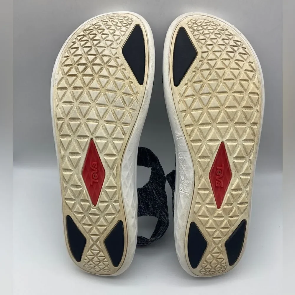 Teva Float 2 Evolve Knit Men's Sandals Size 12 Grey/Black Color